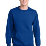 Port & Co™ Core Fleece Crewneck Pocket Sweatshirt