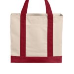 Port Authority® Cotton Canvas Two-Tone Tote